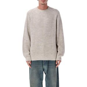 CARHARTT WIP Men's Textured Knit Crewneck Sweater Men FLEUR DE SEL Sweaters &